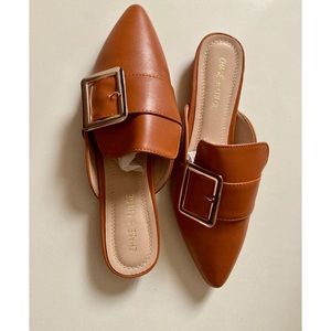 🌺Chase & Chloe Flat Mule Slides